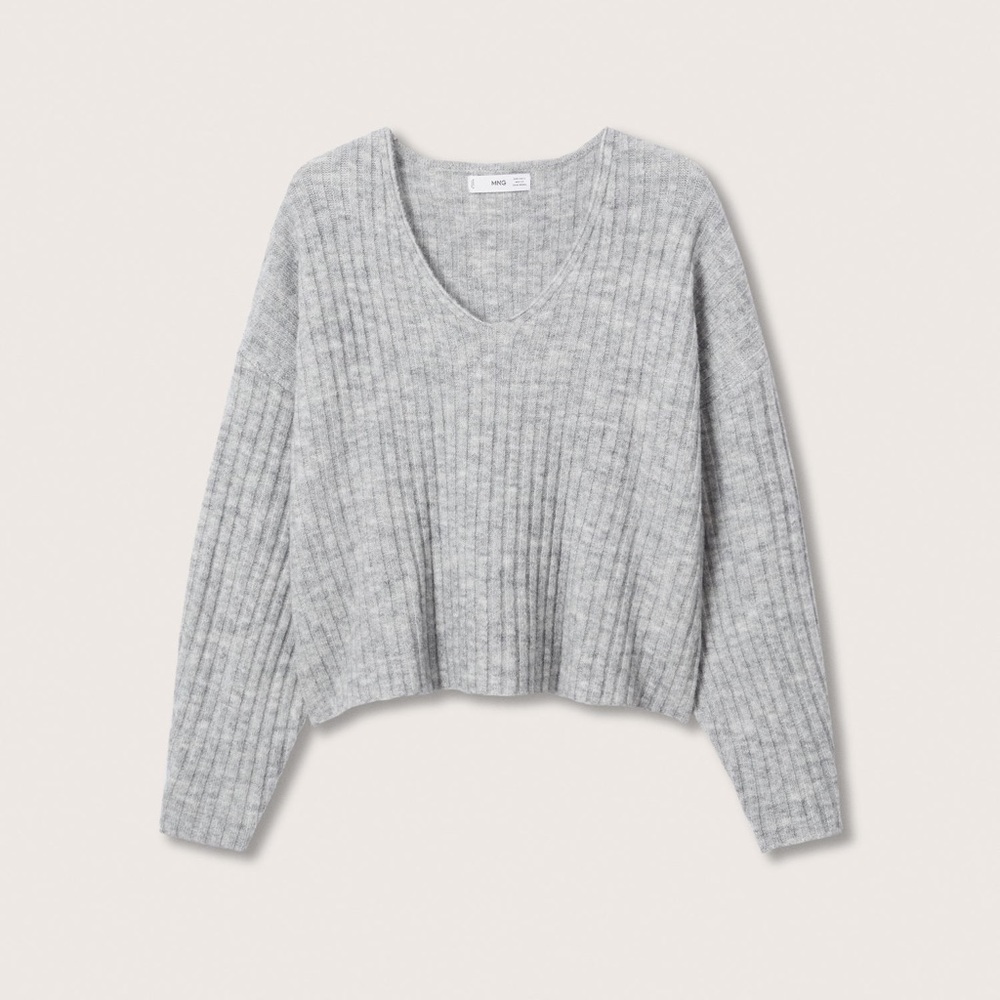 Mango gray sweater